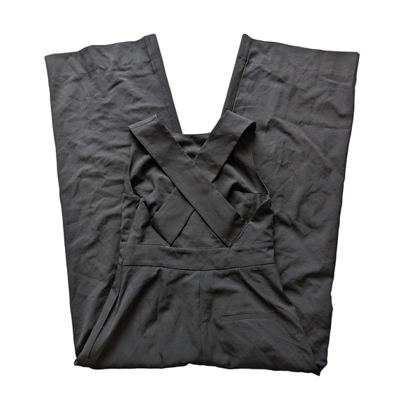 NWOT COS Wool Wide Leg Cross Back Jumpsuit Size 8 - Picture 9 of 16